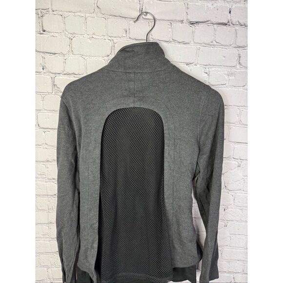 Cabi Carol Modern Full Mesh Paneled Jacket gray and black Medium - Picture 8 of 10
